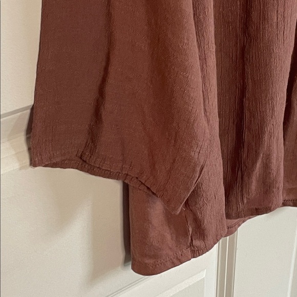 PerSeption Concept Women's Mauve Lace Detail Top with Shell Buttons Women’s XL - Picture 5 of 9